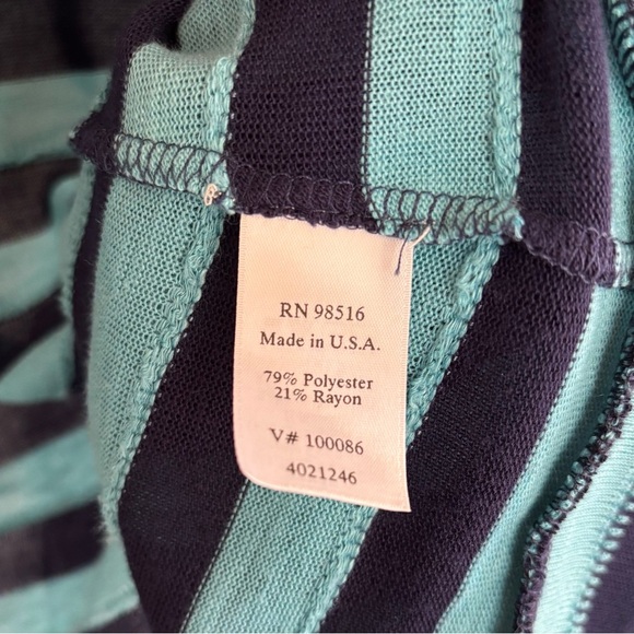 Coldwater Creek Open Front Cardigan Women’s Size XL Striped Casual - Picture 11 of 15